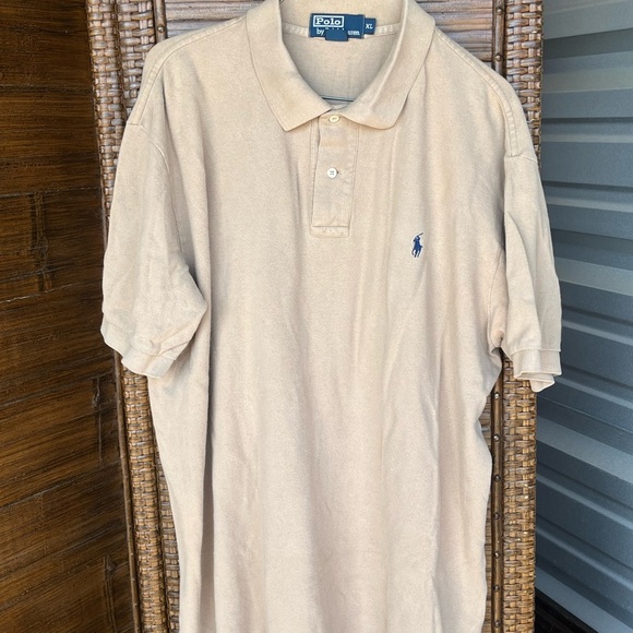 Polo Ralph Lauren Other - Polo Beige Short Sleeve Top XL